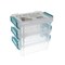 John Bead 4.5" Joy Filled Clear Stackable Organizer with Lids